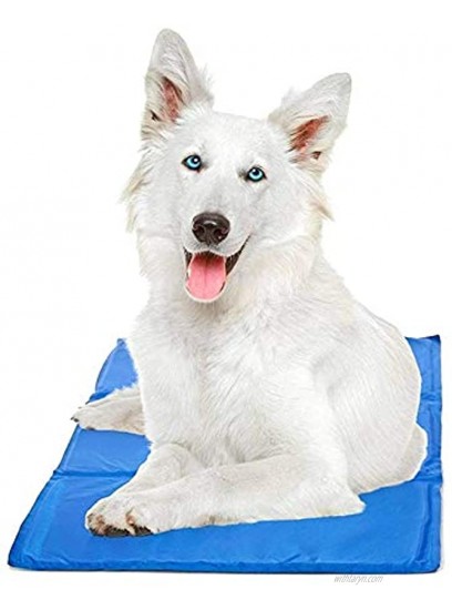 PAWSLIFE Cooling Mat for Dogs Pressure Activated Gel Dog Cooling Mat No Need to Freeze Or Refrigerate This Cool Pet Pad Keep Your Pet Cool Use Indoors Outdoors or in The Car XL 37x31