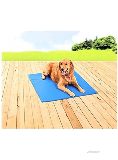 PAWSLIFE Cooling Mat for Dogs Pressure Activated Gel Dog Cooling Mat No Need to Freeze Or Refrigerate This Cool Pet Pad Keep Your Pet Cool Use Indoors Outdoors or in The Car XL 37x31