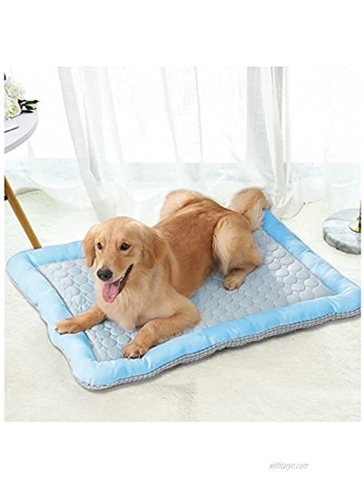 Peswety Dog Bed Memory Foam Orthopedic Crate Pad Flat Cat Bed Mat Large Medium Reversible Mat Cool Warm Calming Pet Bed Removable Washable Cover Soft Puppy Kitten