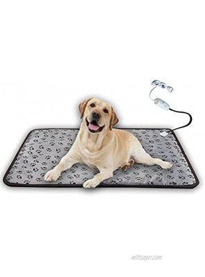 XXL Dog Heating Pad for Large Dog Bed Indoor,Waterproof Heated Dog Bed Mat,Pet Heating Pad,Heated cat Bed mat,Heated mat for Small Medium Pet Cat Puppy Dog Blanket,King Size