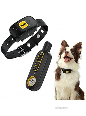 Dog Training Collar Shock Collar for Dogs with Remote Rechargeable Training Collar with Beep Vibration Shock Modes Waterproof 1640 ft Remote Trainer Range Collar for Small Medium Large Dogs