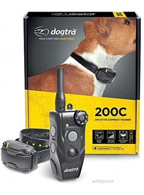 Dogtra 200C Waterproof ½-Mile One-Handed Operation Remote Training Dog E-Collar