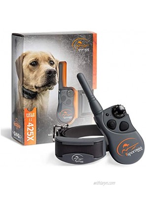 SportDOG Brand 425X Remote Trainers 500 Yard Range E-Collar with Static Vibrate and Tone Waterproof Rechargeable
