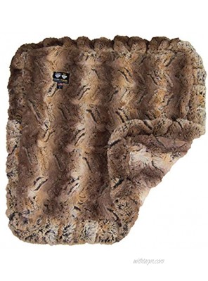 BESSIE AND BARNIE Simba Luxury Ultra Plush Faux Fur Pet Dog Cat Puppy Super Soft Reversible Blanket Multiple Sizes