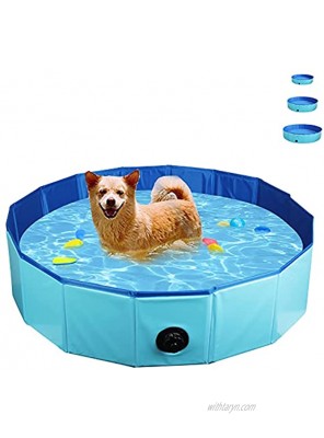 67i Foldable Dog Pet Bath Pool Portable PVC Bathing Tub Outdoor Pet Dog Swimming Pool for Dogs Cats and Kids