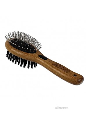 Bamboo Groom Oval Brush for Pets