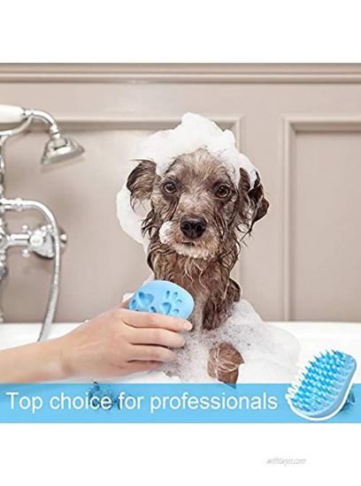 Dog Brush Dog Bath Brush Massage Grooming Brush for Dogs and Cats,Soft Pet Shampoo Brush for Shedding Hair