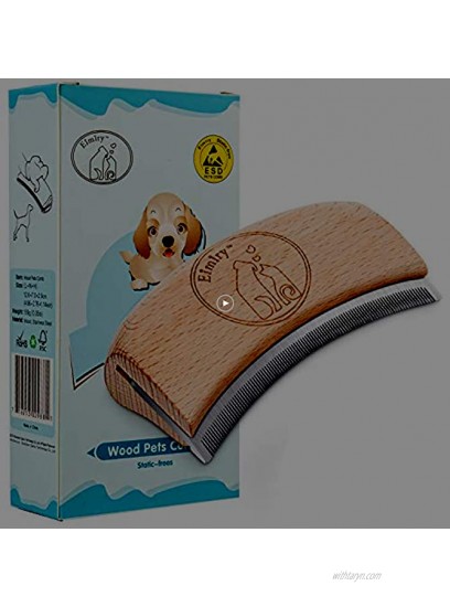 Eimiry Dog Deshedding Grooming Brush for Dogs Cats & Horses Removing Matted Fur Knots & Tangles,Painlessly Remove 95% of Loose Hair Fur & Dirt
