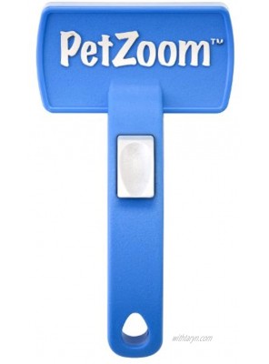 PetZoom Self Cleaning Grooming Brush with Bonus Pet Trimmer