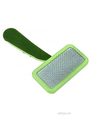 Safari by Coastal Soft Slicker Brush with Stainless Steel Pins with Coated Tips for Everyday Dog Grooming