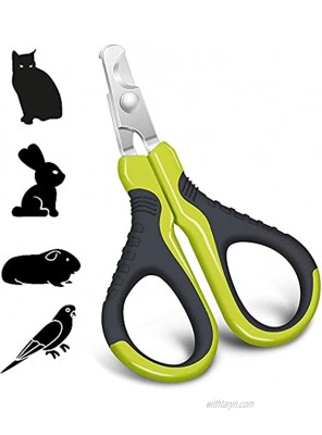 Dog Nail Clippers with Safety Guard Pet Nail Clippers for Large Medium Small Breed Protective Nail Cutter Safe Claw Trimmer Ergonomic Toenail Scissors
