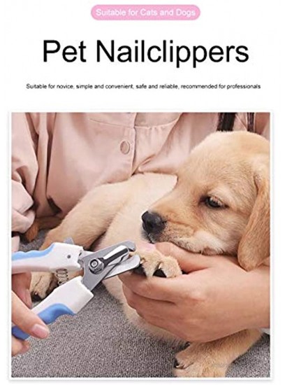 EnYL Dog Nail Clippers Trimmer Set with Safety Guard to Avoid Over-Cutting,Professional Grooming Tools for Dog Cat Rabbit