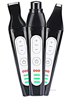 MaikcQ 3 in1 Dog Nail Grinder 3-Speed Electric Nail Trimmer for Cats Large Medium & Small Dogs Painless & Quiet Pet Nail Clipper Paw Grooming Tool