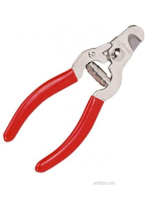MPP Professional Grade Pet Nail Clippers Durable plier Style Red Handled Grip 5 1 4