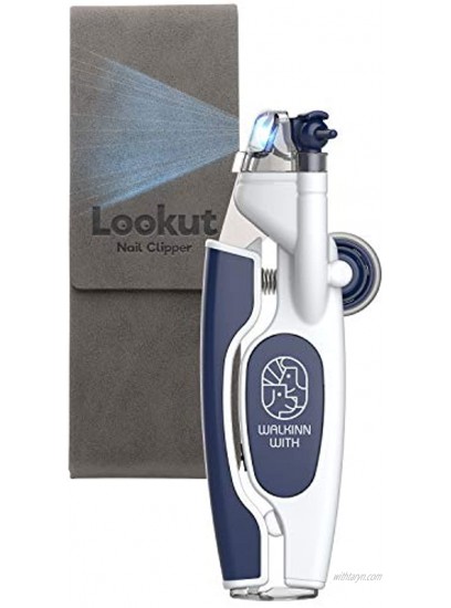 Walkinnwith LOOKUT Premium Dog Nail Clippers with Guide Light NOT Cheap Copycat Product Safe Cat Nail Clippers – Easy Cat Claw Trimmer and Nail Trapper for Smaller Pets Under 40 lbs