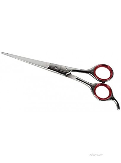 Laazar 7.5” Straight Grooming Shears for Dogs and Cats with Storage Case| Sharp Pet Groomer Scissors | Premium Stainless Steel | Hair Grooming Tools and Supplies for Pets