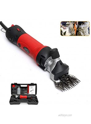 JMTTL Sheep Shears Portable 6-Speed Sheep Shears Electric Hair Clippers Goats Alpaca Camels Cattle and Horses Thick Skin and Heavy Animals Farm Animal Hair Grooming