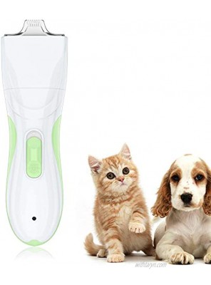 TURN RAISE Professional Dog Grooming Clippers,Washable Dog Shaver Clippers Low Noise Rechargeable Electric Quiet Dog Hair Clipper with Detachable Ceramic Blade for Dogs and Cats,Eyes,Face,Ears,Paw