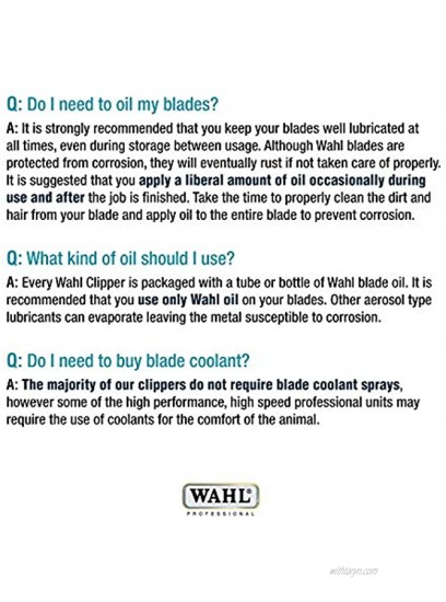 Wahl Professional Animal Blade for Wahl's BravMini and ChroMini Pet Dog Cat and Horse Trimmers