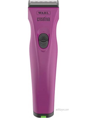 Wahl Professional Animal Creativa Cordless Dog Cat Pet and Horse Clipper with 5-in-1 Adjustable Blade Berry #41876-0431