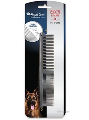 Four Paws Magic Coat Tangles & Mats Dog Grooming Fine & Course Tooth Comb