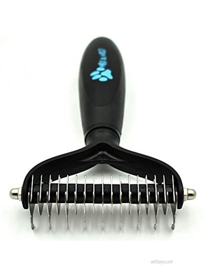 Max and Neo 2 Sided Undercoat Rake Dog Dematting Comb We Donate One for One to Dog Rescues for Every Product Sold