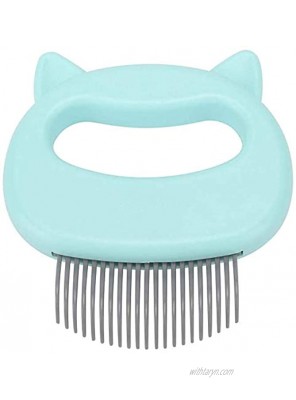 Misyue Pet Hair Removal Comb Cat Massage Trimmer Effective Removing Matted Fur Knots and Tangles Grooming Tool for Short & Long Hair green