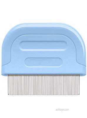 OneCut Pet Combs Grooming Stainless Steel Teeth with Slip Proof-Plastic Handle Combs Pet Comb for Dogs Cats