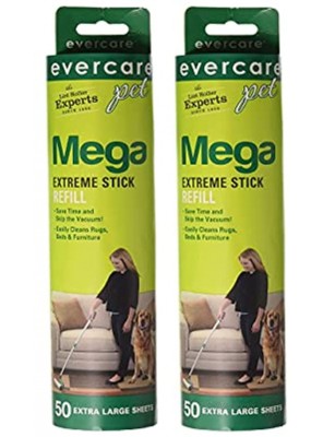 Evercare Pet Mega Roller 50-Layer Refill Pack of 2