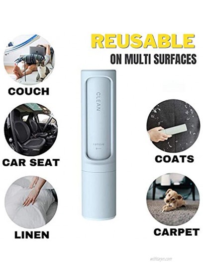 Paweva Pet Hair Remover Perfect Pet Hair Remover Roller Dog & Cat Fur Remover with Self-Cleaning Base Efficient Animal Hair Removal Tool Perfect for Laundry Couch Carpet Car Seat