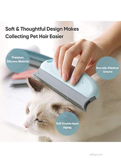 Pet Hair Remover Brush Cat Hair Remover Dog Hair Remover Safe Pet Hair Brush for Cleaning Pet Hair from Carpet Sofa Car Bed and More
