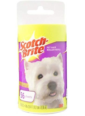 Scotch-Brite Pet Hair Roller Refill 1 ea Pack of 2