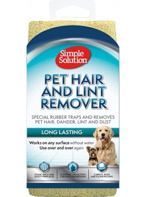 Simple Solution Pet Hair and Lint Remover Sponge | Removes Pet Hair from Surfaces