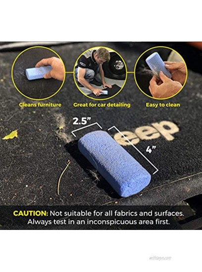 The Original Pet Hair Remover for Car 4 Inch Pumice Stone Tool Remove Dog Hair from Car Easily