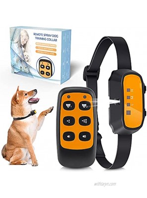 Citronella Spray Bark Collar Automatic Training Bark Collar Rechargeable Citronella Anti-Bark Collar for Dogs Small Medium Large No Shock Harmless Waterproof Without Remote Control