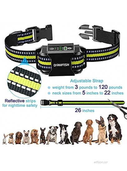 Dog Bark Collar with Vibration Sound and Static Shock Humane Anti Barking Collar for Small Medium Large Dogs