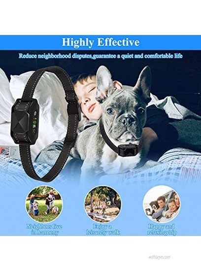 iTecFreely Dog Bark Collar,No Bark Collar Vibrating,Waterproof Shock Collars Barkcollar,Anti Barking Collar Stop Bark Collar for Large Small Dogs Pet