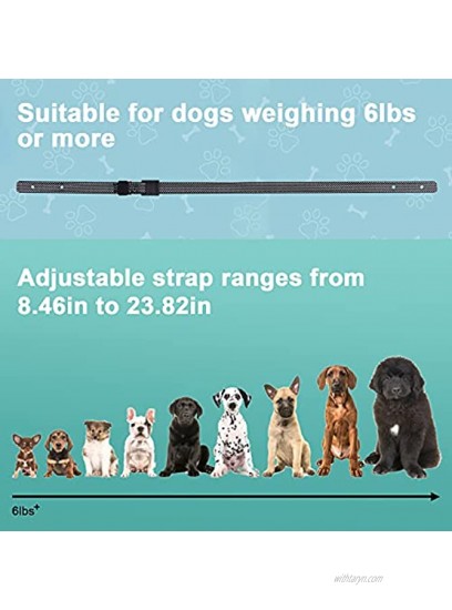 Petbank Rechargeable Bark Collar Smart Color Screen Dog Bark Collar with 6 Adjustable Sensitivity Vibration for Small Medium Large Dogs,IP68 Waterproof