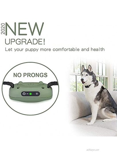 Rechargeable Small Dog Bark Collar No Bark Collar with Smart Chip for Small Medium Dogs No Shock No Pain