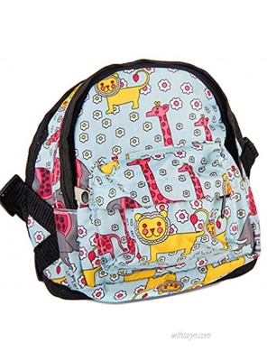 O&C Puppy Dog Backpack,Saddle Bags,Back Pack with Training Lead Leash