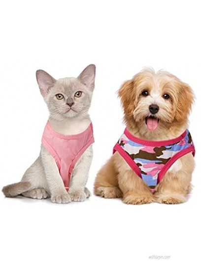 9 Pieces Printed Pet Shirts Dog T-Shirts Summer Pet T Shirt Cute Dog T Shirts Soft Breathable Dog Sweatshirt for Small Medium Dogs Puppy Cats Medium