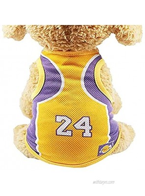 Dog Sweatshirt Pet T-Shirt Dog Summer Apparel Puppy Pet Clothes for Dogs Cute Soft Vest Football Team