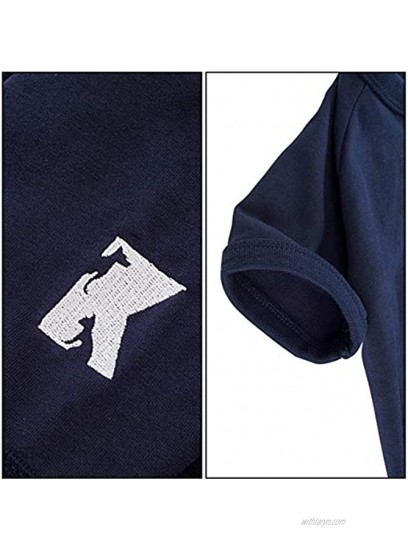 Koneseve Dog Shirts Blank T-Shirt Cotton Pet Clothes Soft Breathable Hoodie Sweater Bottoming Shirt for Small Dogs Cats Puppy Adorable Cozy Apparel Casual Fashion Costume Blue & Red 2 Packs