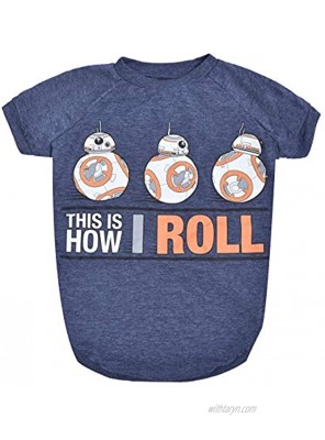 Star Wars for Pets This is How I Roll Dog Tee Star Wars Dog Shirt for All Dogs Soft and Cute Dog Clothing and Apparel Star Wars Dog Clothes Dog Shirt Star Wars Dog Shirts Shirts for Dogs