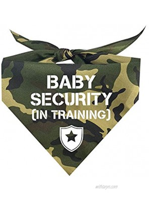 Baby Security in Training Printed Dog Bandana Assorted Colors