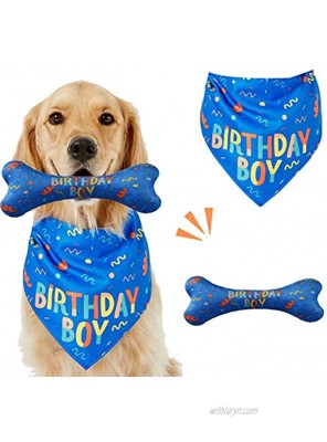 TRAVEL BUS Dog Birthday Bandana Boy- Dog Birthday Toy Cake Balloon- Dog Birthday Party Supplies Gift Scarf for Small Medium Large Dogs Boy Cats Pets