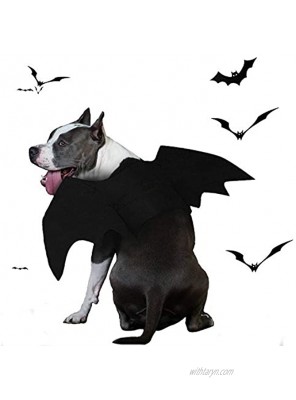 BWOGUE Dog Costume Halloween Pet Bat Wings Cosplay Apparel for Small to Large Sized Dogs Party Decoration