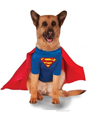 DC Comics Superman Shirt and Cape Pet Costume