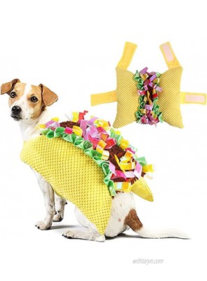 Dog Taco Costume Halloween Costumes for Dogs Funny Taco Pet Costume Dog Halloween Costumes Halloween Christmas Apparel Halloween Cosplay Costumes for Small Middle Large Dogs Cats