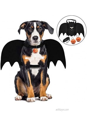 Dorakitten Dog Halloween Costumes Halloween Bat WIngs Pet Costume，Halloween Outfits for Dogs，Pet Halloween Costumes for Small Medium Dogs